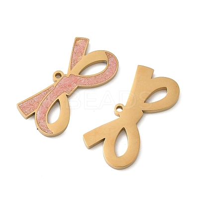 304 Stainless Steel Pendants STAS-D208-02G-1