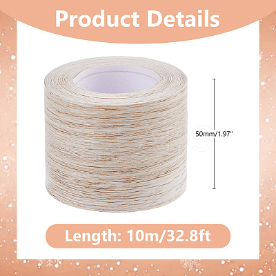 Self-Adhesive PVC Woodgrained Paper DIY-WH0632-19B-01-1
