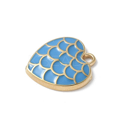 304 Stainless Steel Pendants STAS-S164-02C-G-1