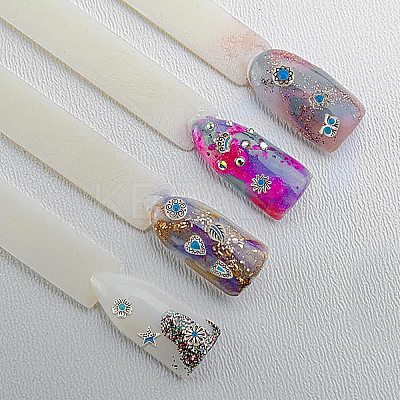 7Pcs 7 Colors Brass Cubic Zirconia Pendants KK-DR0001-03-1