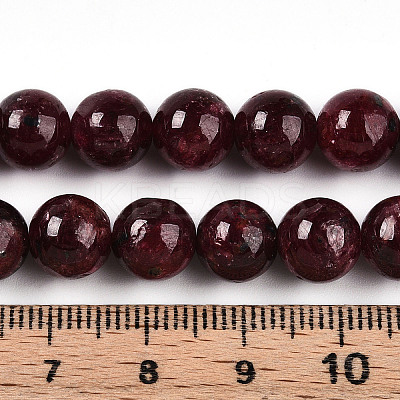 Natural Ruby Beads Strands G-T140-12-1