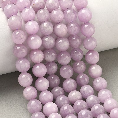 Natural Kunzite Beads Strands G-D856-03-8mm-1