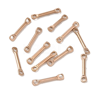 Ion Plating(IP) 304 Stainless Steel Connector Charms STAS-Q323-06A-RG-1