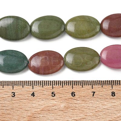 Natural Malaysia Jade Beads Strands G-K292-C16-13X18MM-1