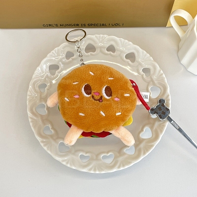 Cute Cartoon Fast Food Theme Plush Wallets for Children PW-WGEB931-03-1