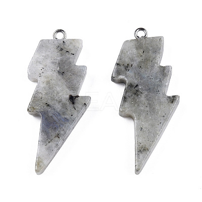 Natural Labradorite Pendants G-N332-53-A16-1