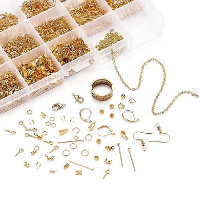 Metal Jewelry Findings Sets DIY-YW0001-23G-1