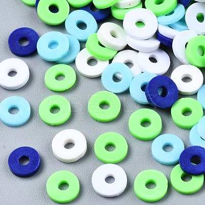 Handmade Polymer Clay Beads CLAY-T019-02B-45-1