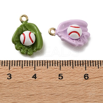 Alloy Enamel Pendants FIND-Z117-11G-1