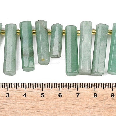 Natural Green Aventurine Beads Strands G-F829-A09-01-1