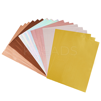 60 Sheets 6 Styles PET Stamping Hot Foil Paper DIY-FH0006-10A-1