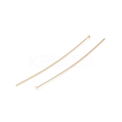 Brass Flat Head Pins KK-WH0058-03D-G02-1