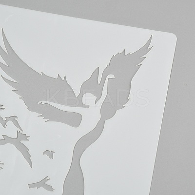 Large Plastic Reusable Drawing Painting Stencils Templates DIY-F053-25F-1