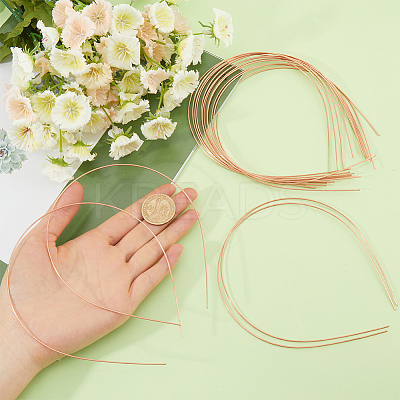 30Pcs Hair Accessories Iron Hair Band Findings OHAR-GF0001-32-1