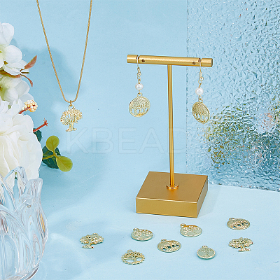 48Pcs 6 Style Alloy Pendants FIND-HY0002-82-1