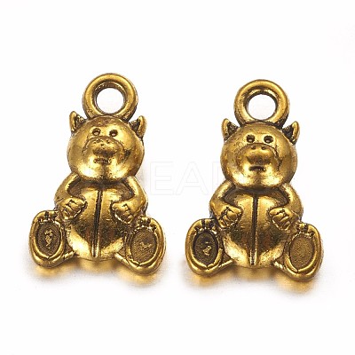 Tibetan Style Alloy Charms LS-GLF0301Y-NF-1