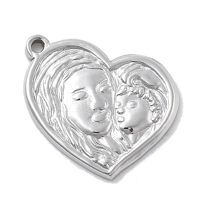 304 Stainless Steel Pendants STAS-Z121-30P-1