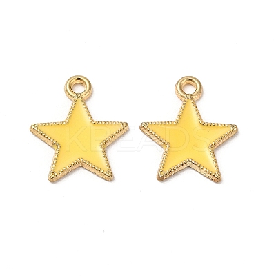 Alloy Enamel Pendants ENAM-C005-01G-04-1