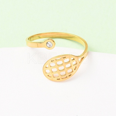 304 Stainless Steel Cuff Open Rings RJEW-D337-01D-G-1