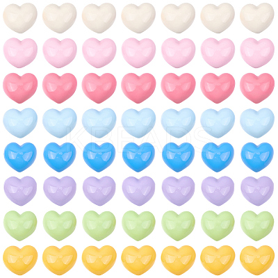 150Pcs Cartoon Opaque Resin Cabochons RESI-SC0036-53-1