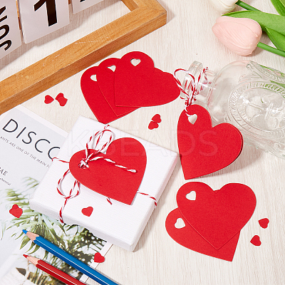 200Pcs Heart Paper Gift Tags CDIS-SP0001-14A-1