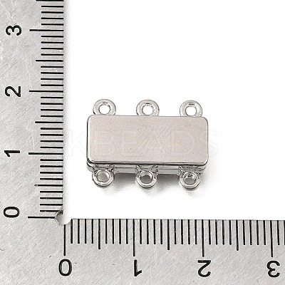 2-Strands Brass Magnetic Clasps KK-CBA9C94-01B-P-1