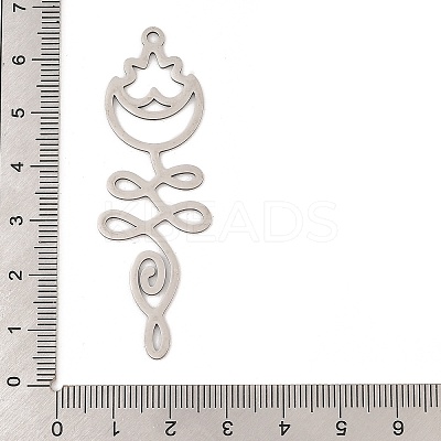201 Stainless Steel Big Pendants LS-STAS-Z109-07P-1