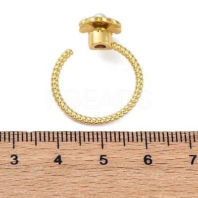 Dasiy Rotatable Open Cuff Rings for Women LS-RJEW-C118-05G-1