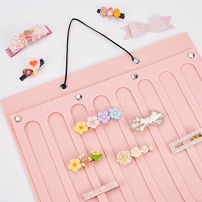 Felt Large Capacity Hair Clips Storage Hangers AJEW-WH0326-85-1