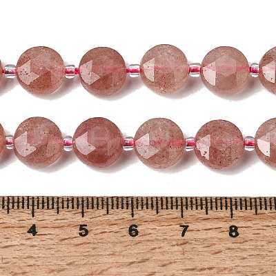 Natural Strawberry Quartz Beads Strands G-D105-A11-1