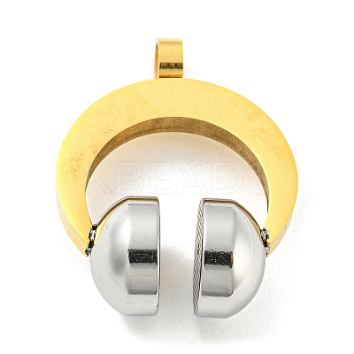 Ion Plating(IP) 304 Stainless Steel Pendants STAS-M329-04G-1