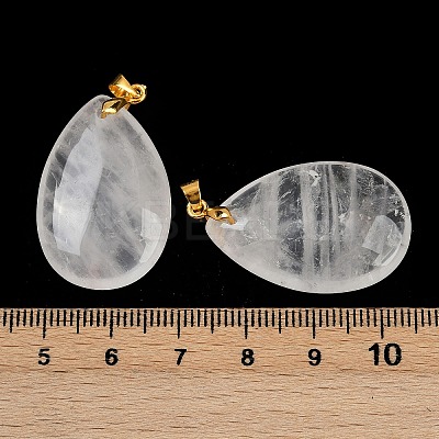 Natural Quartz Crystal Pendants G-I387-03D-G-1