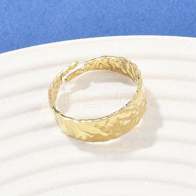 304 Stainless Steel Cuff Rings RJEW-D332-02G-1