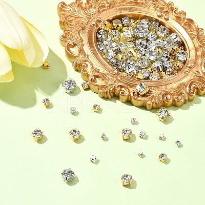 340Pcs 10 Styles Sew on Rhinestone KK-YW0002-36-1