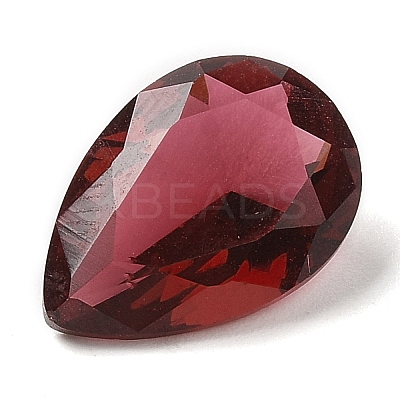 Pointed Back Glass Rhinestone Cabochons GLAA-B012-32C-1