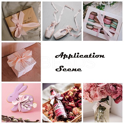 Breast Cancer Pink Awareness Ribbon Making Materials Satin Ribbon for Wedding Decoration X-RC6mmY004-1