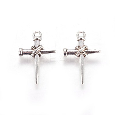 Tibetan Style Zinc Alloy Pendants PALLOY-F248-046AS-1