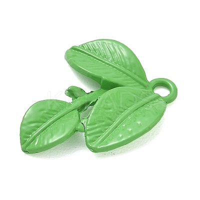 Spray Painted Alloy Pendants AL-CBAF9D9-01A-02-1