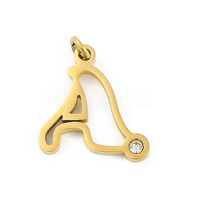 304 Stainless Steel Pendants LS-STAS-R137-01G-A-1