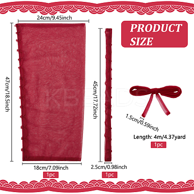 Mesh Bridal Dress Zipper Replacement DIY-WH0496-06C-1