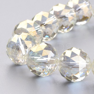 Electroplate Glass Bead Strands EGLA-J140-FR02-16mm-1