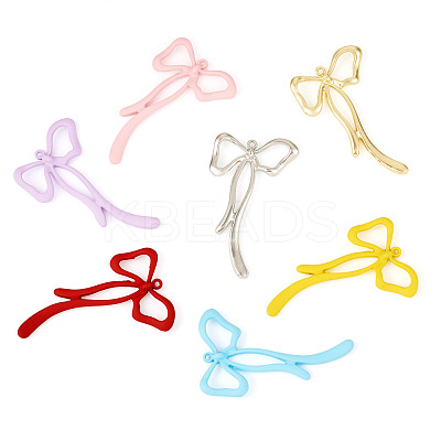 14Pcs 7 Colors  Spray Painted Alloy Pendants FIND-TA0004-71-1