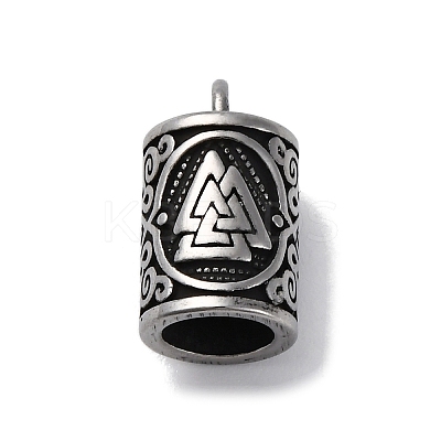 304 Stainless Steel Pendants STAS-D301-08AS-03-1