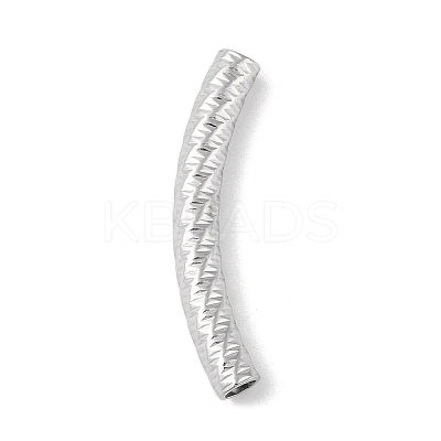 304 Stainless Steel Curved Tube Beads LS-STAS-M071-03J-P-1