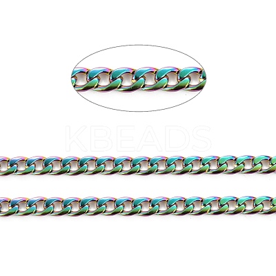 PVD Vacuum Plating 304 Stainless Steel Cuban Link Chains CHS-K016-02A-MC-1