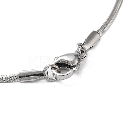 Non-Tarnish Butterfly Pendant Necklaces NJEW-Q335-04A-P-1