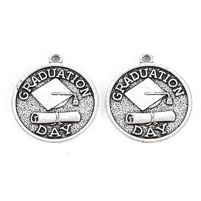 Tibetan Style Alloy Pendants TIBE-S323-106AS-RS-1