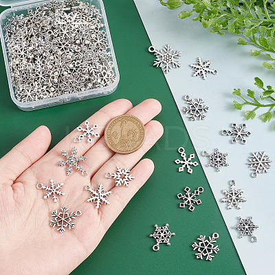 120Pcs 12 Style Tibetan Style Alloy Pendants TIBE-SC0001-63-1