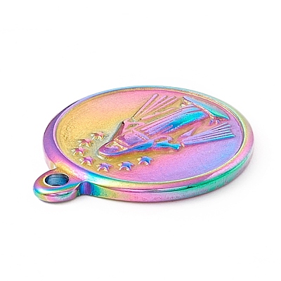 Ion Plating(IP) 304 Stainless Steel Pendants STAS-C049-24M-1