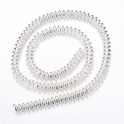 Electroplate Non-magnetic Synthetic Hematite Bead Strands G-Q465-19S-1